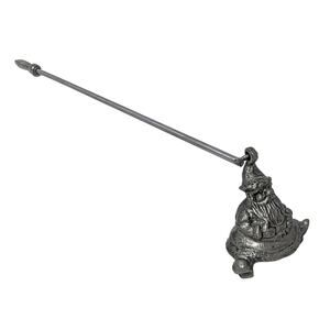 Vintage Rawcliffe Pewter Santa Candle Snuffer 1998 Christmas Decor 9 Inch